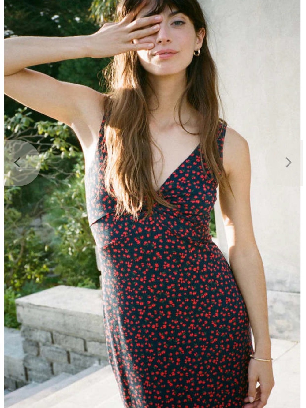 Z Supply "Eleve La Rosa" Midi Dress. XS NWTS